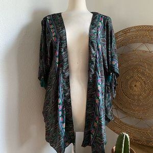 Karma Highway paisley tassels kimono
